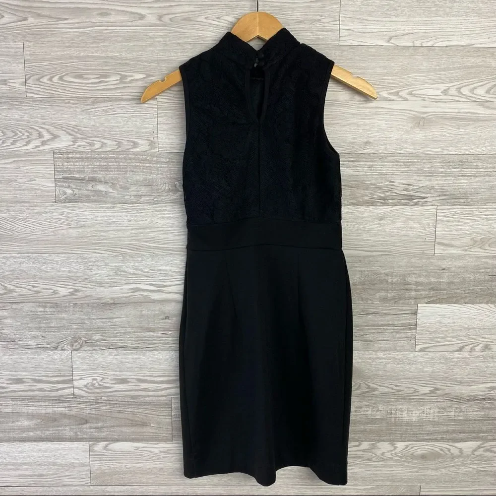 Rhapsody Black Sleeveless Dress